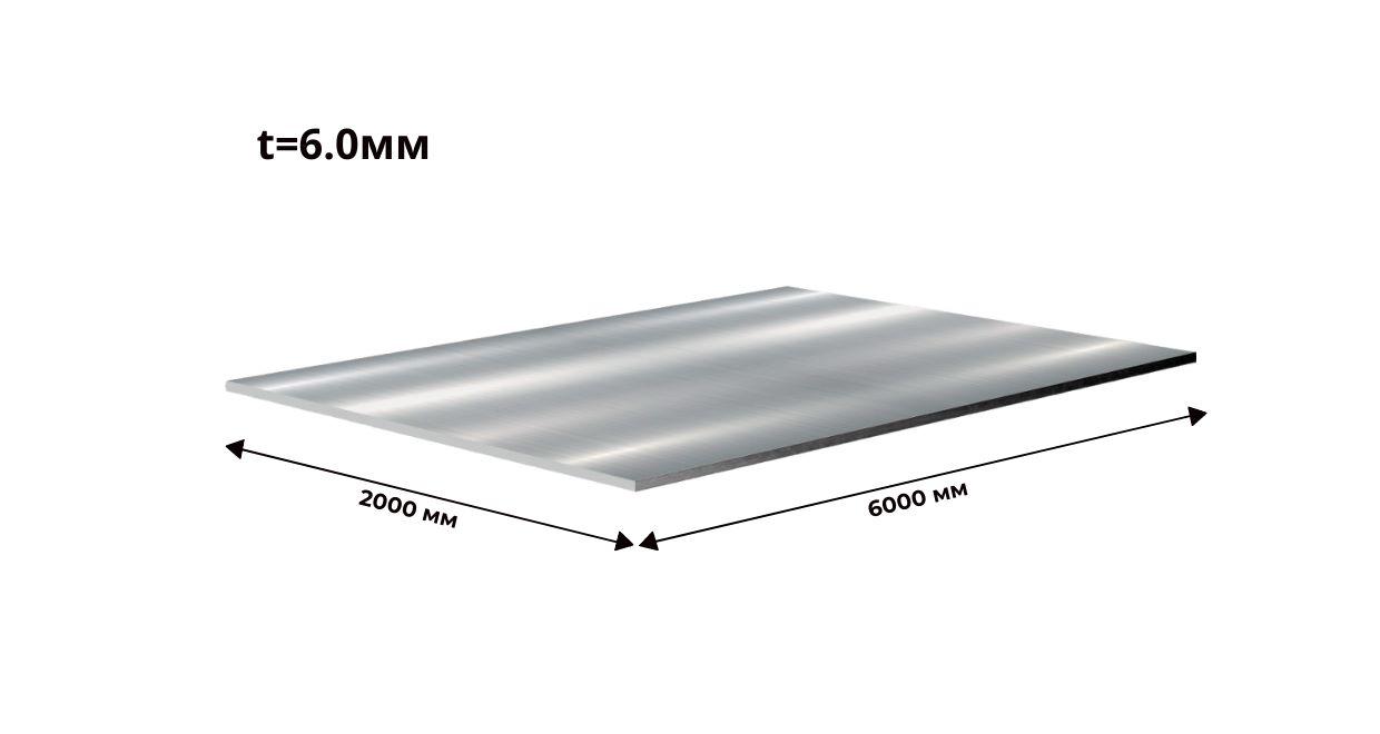 сталь износостойкая горячекатаный лист 6х2000х6000 NM 500